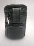 Four Eff (Black, Leather Lens Bag 6 in)